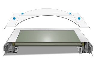 Flat glazing with reaction to fire, insulated safety glass